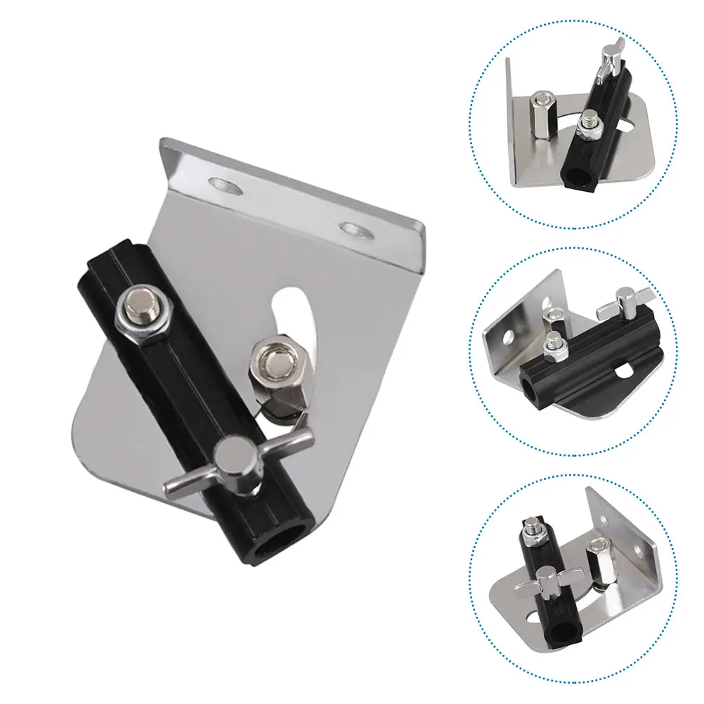 

2Pcs Drum Bracket Screw Strap Fixing Component Silver Durable Metal Snare Accessory Strap Fixing Screw Adjustable Buckle