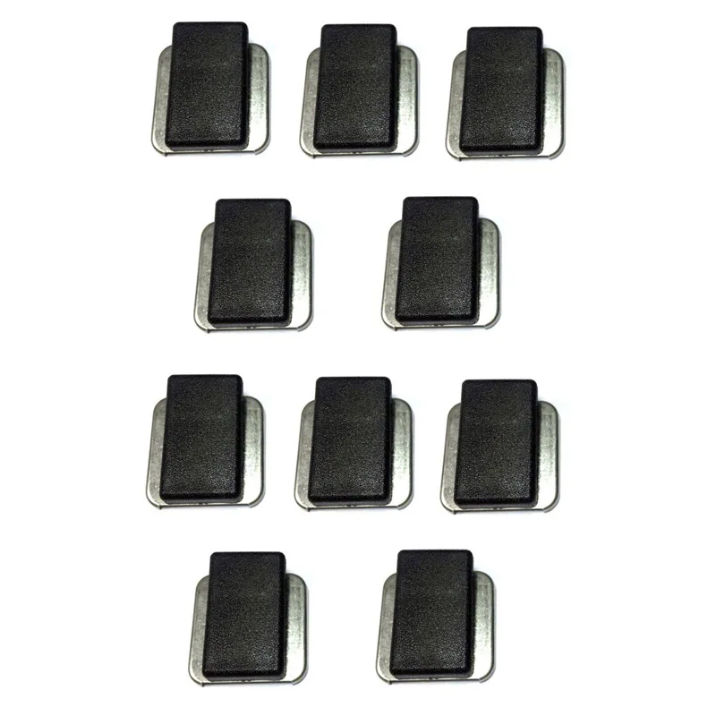 PTT Mic Belt Clip para Motorola, Handheld Speaker Microfone, substituição, PMMN4013A, 4021, 4022, 4013, 4051, 4025, rádio em dois sentidos, 10 pcs