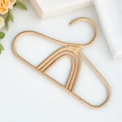 

Rattan Kids Hanger Baby Clothes Racks Compact Design Hangers for Newborns Toddlers Closet Rattan Baby Hanger
