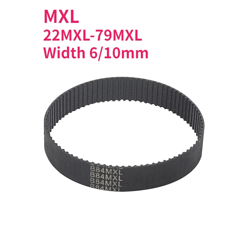 MXL Synchronous Timing Belt 22MXL/28MXL/32MXL/34MXL/37.6MXL/40MXL/42MXL/43MXL/44MXL/45MXL/45.6MXL/46MXL/47MXL-79MXL Width 6/10mm