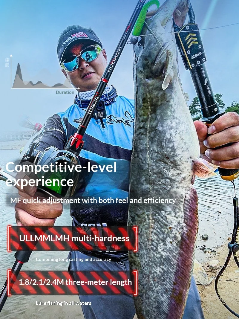 

Удилище HASIDA Glory Series: высокопрочное, с быстрым отводом тепла, для дальнего заброса, подходит для различных видов пресноводной рыбы.