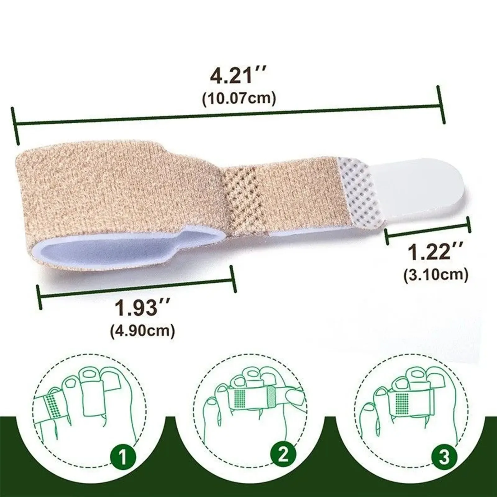 

Overlapping Toe Strap For Adults And Children Shaped Toe Bending Correction Strap Reduce the curvature of the distal phalanx