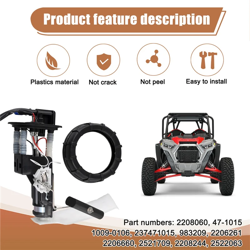 

Exquisite-Motorcycle Fuel Pump Assembly For Polaris XP 4 Turbo 2016-2021 2208060 2206278 47-1015
