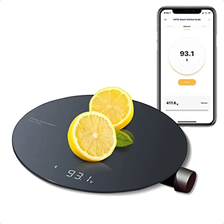 Smart Food Scale Kitchen Scale Food Scales Digital Weight Grams and Oz Coffee Scale Kitchen Scale with 0.1g High Precise Sensor
