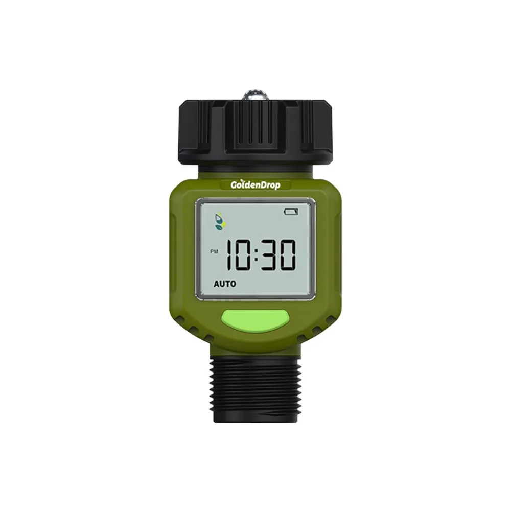 IPX6 Waterproof Digital Water Flow Meter Brass Inlet Accurate Water Consumption Test Meter Movable Joint LCD Display