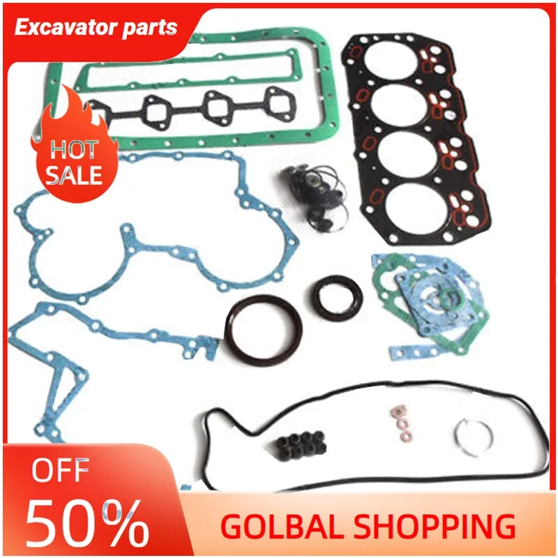 

Комплект прокладок для капитального ремонта двигателя SINOCMP 2Z для Toyota 6FD20 6FD25, вилочный погрузчик, 5F, детали экскаватора трактора