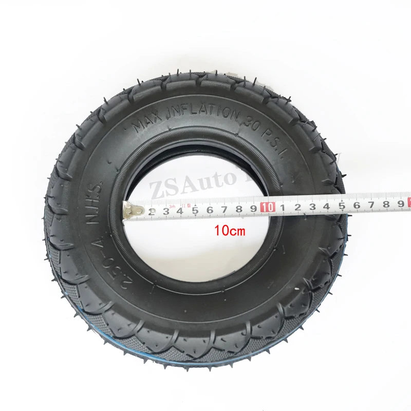 2.50*4 Pneumatic Tyre, For Hand Trucks, Utility Cart, Lawn Mowers, Wheelbarrows, Dollys, Scooters 2.50-4 Tires Inner Tube