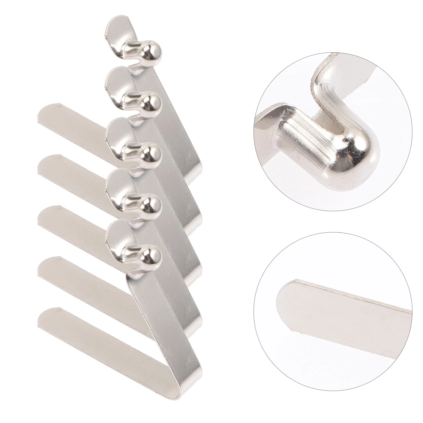 

20 Pcs Spring Clip for Tent Pole Lightweight Foldable Boat Snap Shrapnel V Shape Buckle Easy Storage Lasting Kayak