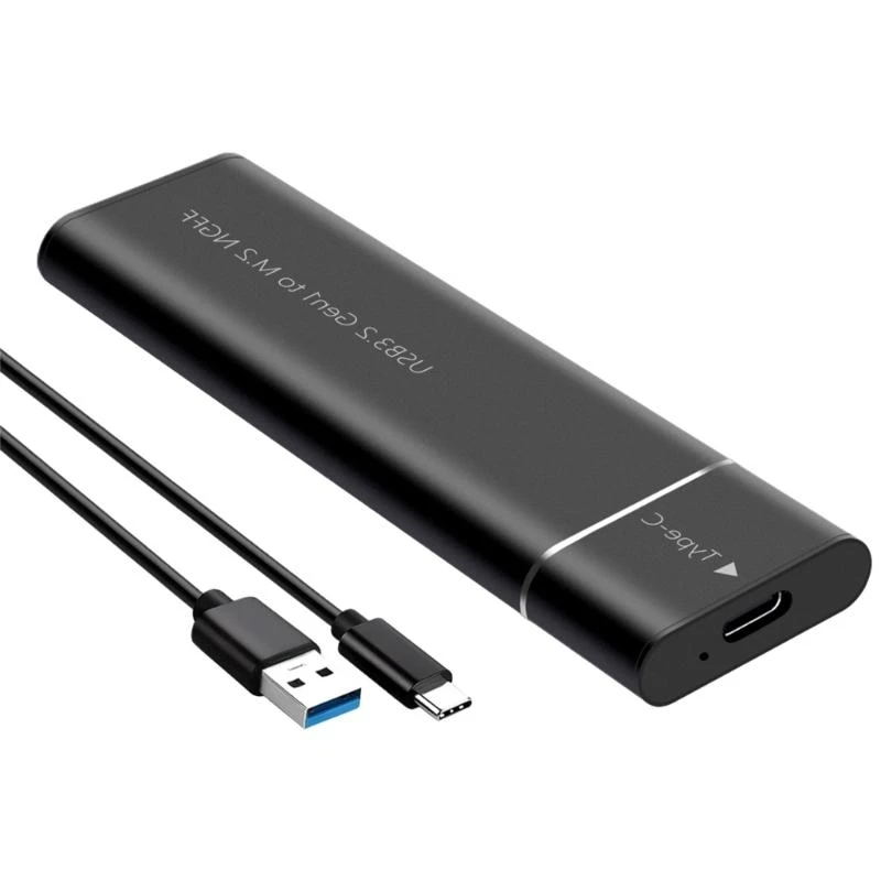 

Корпус для быстрого твердого диска M.2 с металлическим соединением USB3.2 5 Гбит/с типа C