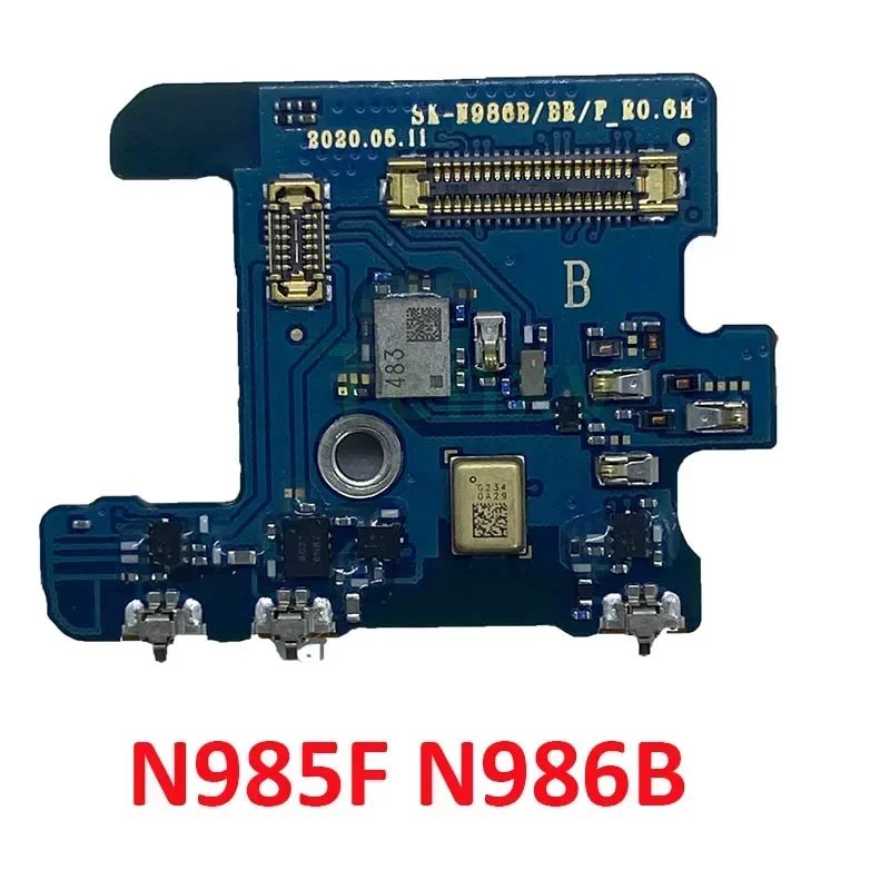 For Samsung Galaxy Note 20 Ultra 4G 5G N981U N980F N985F N986U N986N Mic Microphone Board Flex Cable Noise Reduction Repair Part