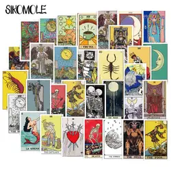 10/30/60 Chiếc Tarot Lá Bài Bói Doodle Miếng Dán Bộ Sưu Tập Tự Làm Đồ Chơi Hành Lý Laptop Ván Trượt Pegatinas đề Can Dán F5