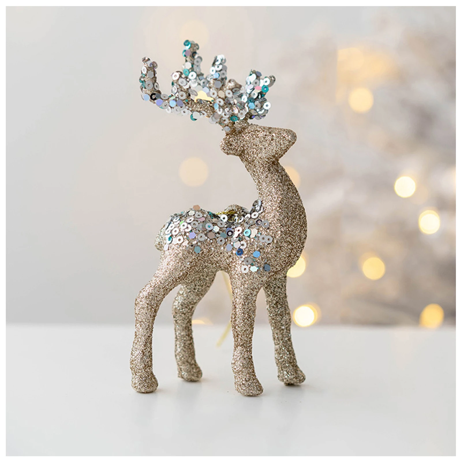 Christmas Tree Elk Pendant Decoration Soft Comfortable Touch Feeling Pendant for Restaurants Hotels Adding Ambience