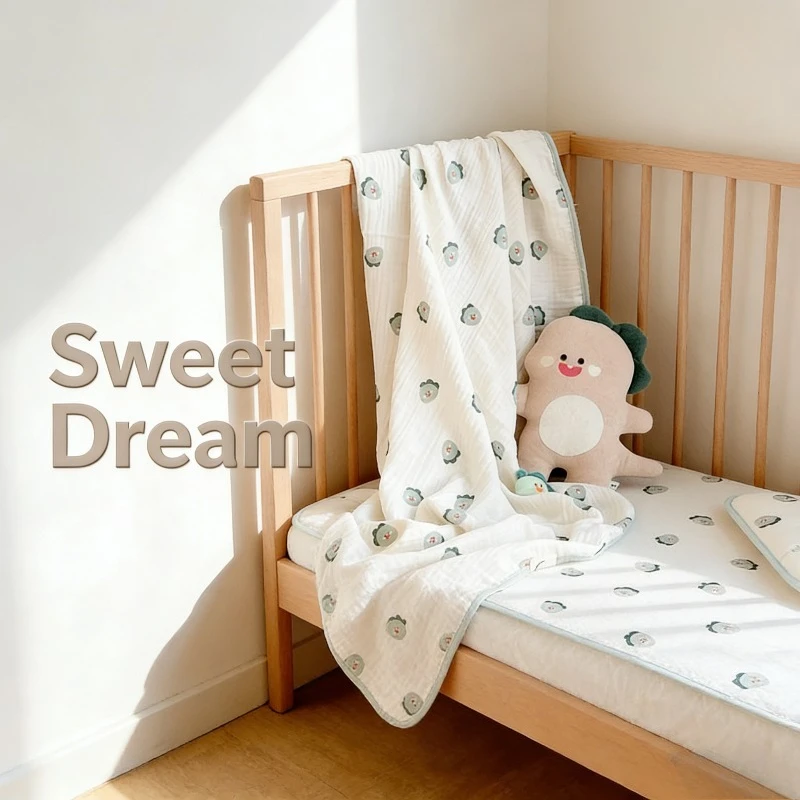 

Двухслойное марлевое детское одеяло, летнее, легкое, для новорожденных, пеленка, покрывало для сна, тонкое банное полотенце