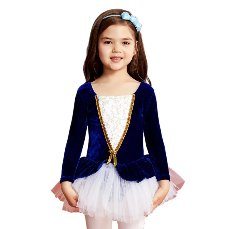 الأطفال ملابس فتاة أطفال الباليه الرقص الزي الشتاء الفتيات رداء رقص الباليه Dancewear ممارسة زي فستان رقص فتاة