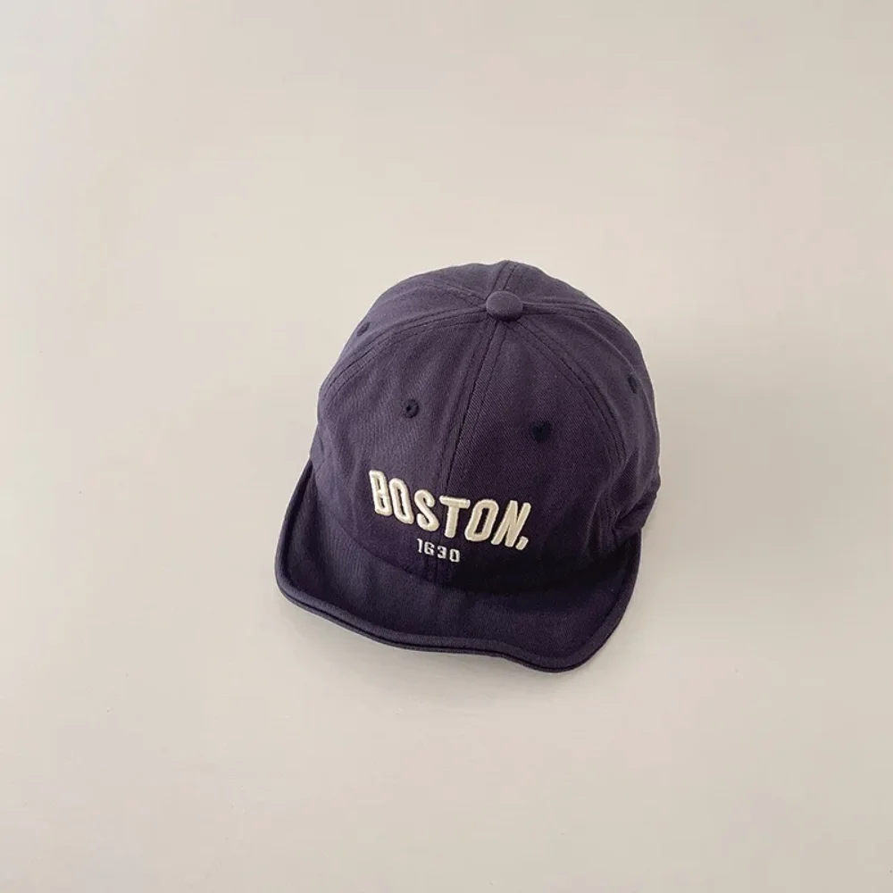 

Cute Adjustable Children's Hat Soft Brim Alphabet Design Baseball Cap Breathable Lightweight Baby Duck Cap Spring Autumn