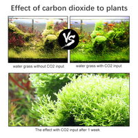 CO2 Generator System Kit Aquarium DIY Aluminum Alloy CO2 Generator System Carbon Dioxide Reactor Kit for Plants Aquarium
