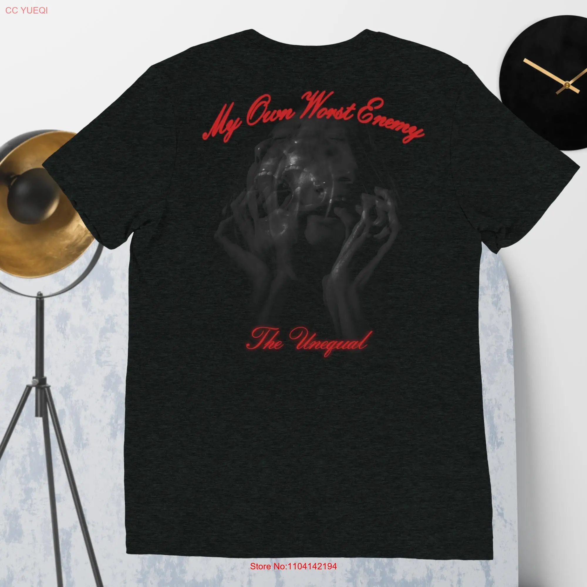 Моя собственная футболка с длинным или коротким рукавом с изображением худшего противника