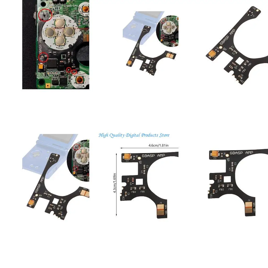 

U2JE Electro Interference Elimination Board for GBASP Spare Sound Amplifier