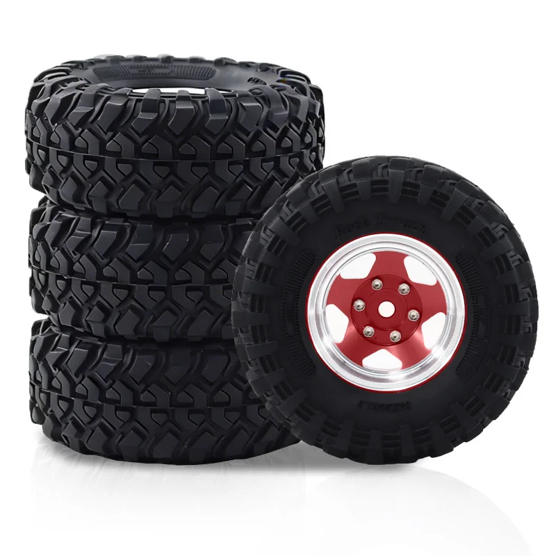 

Комплект колес и шин Beadlock 1.3 дюйма для радиоуправляемых краулеров 1/18 TRX4M SCX24 FMS Ascent-18 (4 шт.)