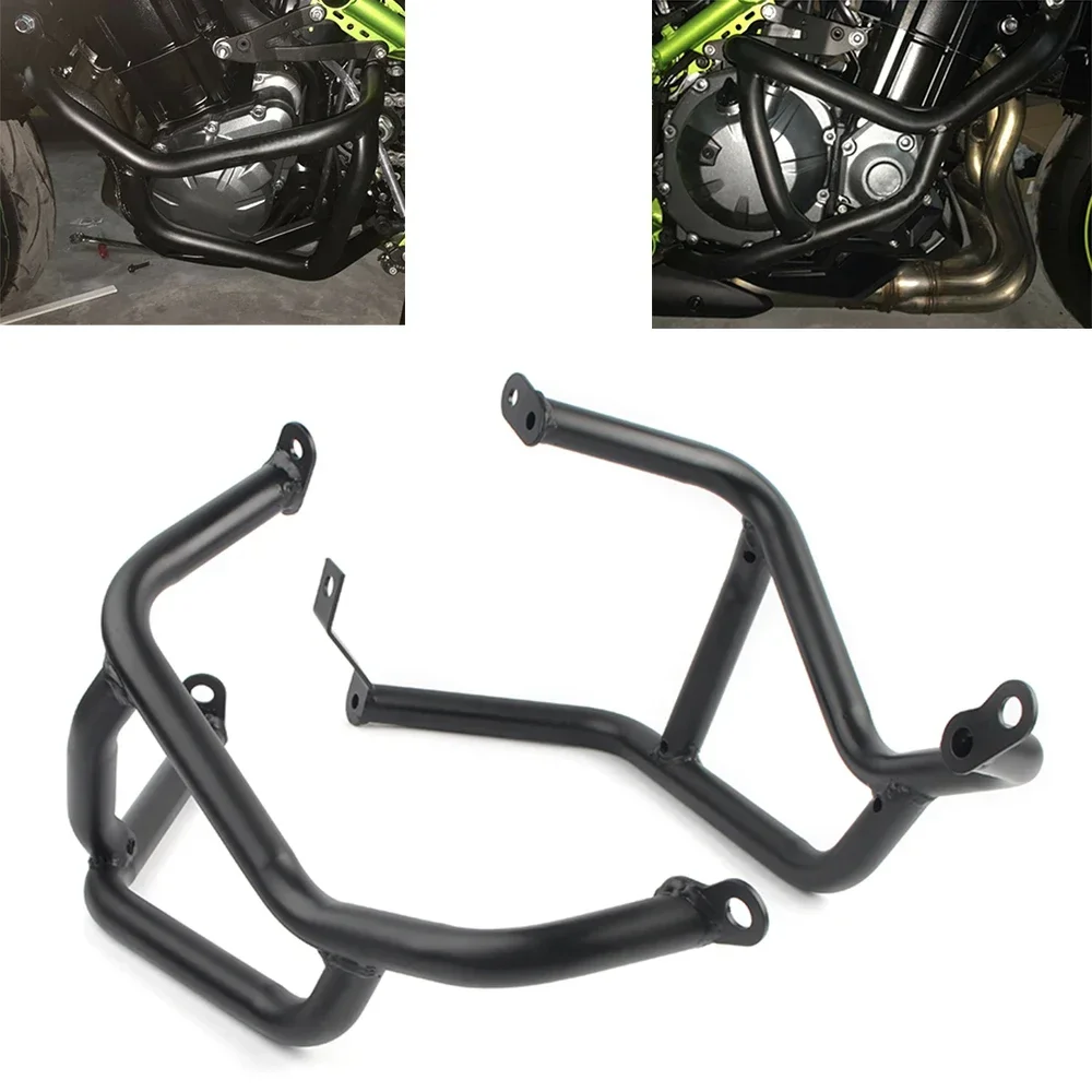 Motocicleta Highway Engine Guard, Crash Bar Frame, Bumper Fairing Protector, Barras para Kawasaki Z 900, Z900, 2017, 2018, 2019