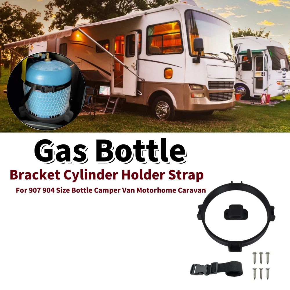 

RV Gas Bottle Bracket Cylinder Holder Strap Organization Storage For 907 904 Size Bottle Camper Van Motorhome Caravan