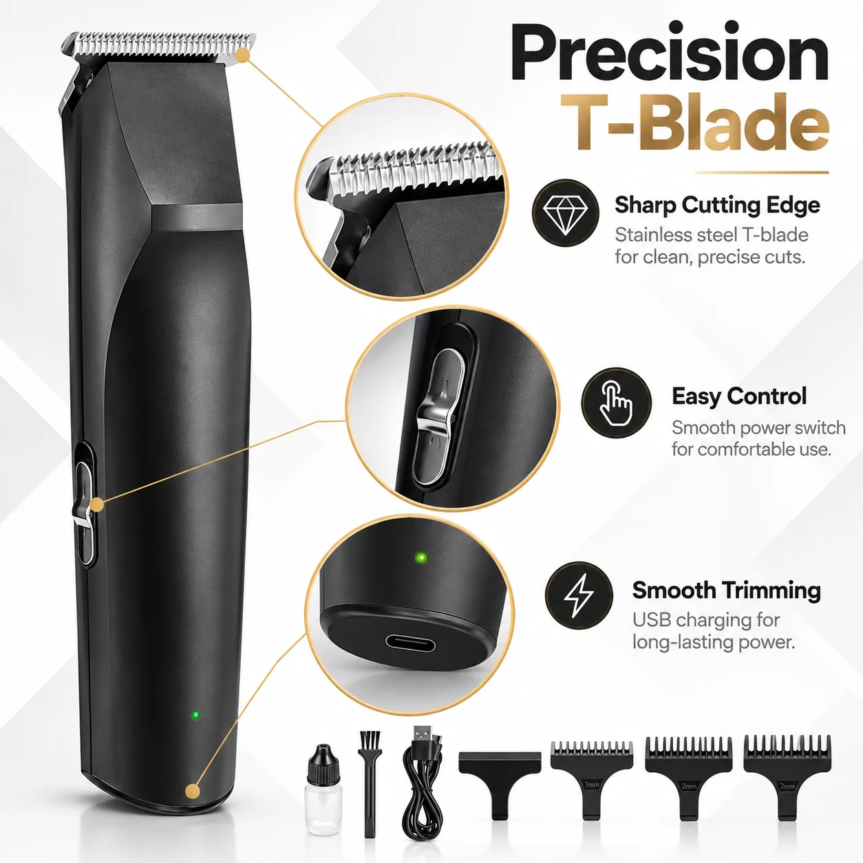 Professional Electric Hair Cli - Men'S Grooming Tonic review and price