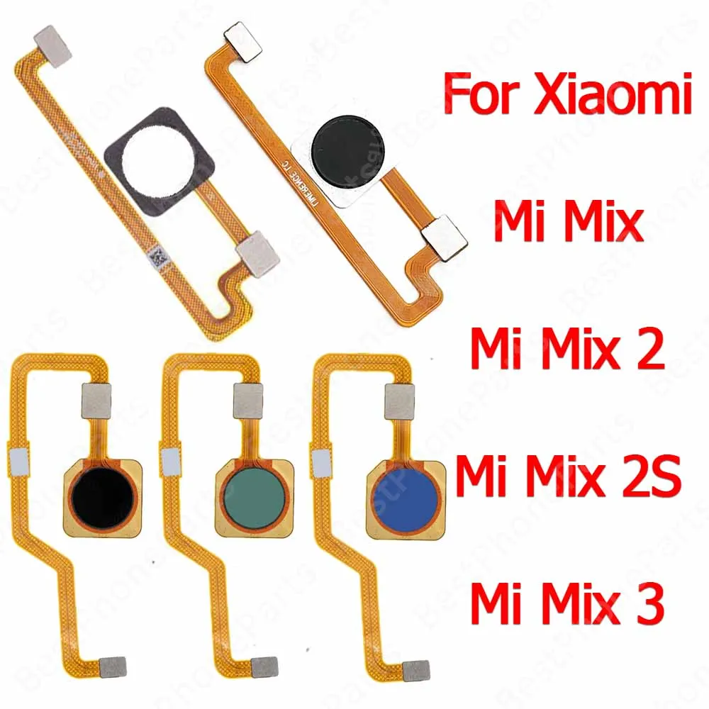 Yeni Xiaomi Mi Mix 2 2 S 3 Mix2 Mix3 Parmak İzi Sensörü Parmak İzi Tarayıcı Flex Kablo Ana Düğme Değiştirme