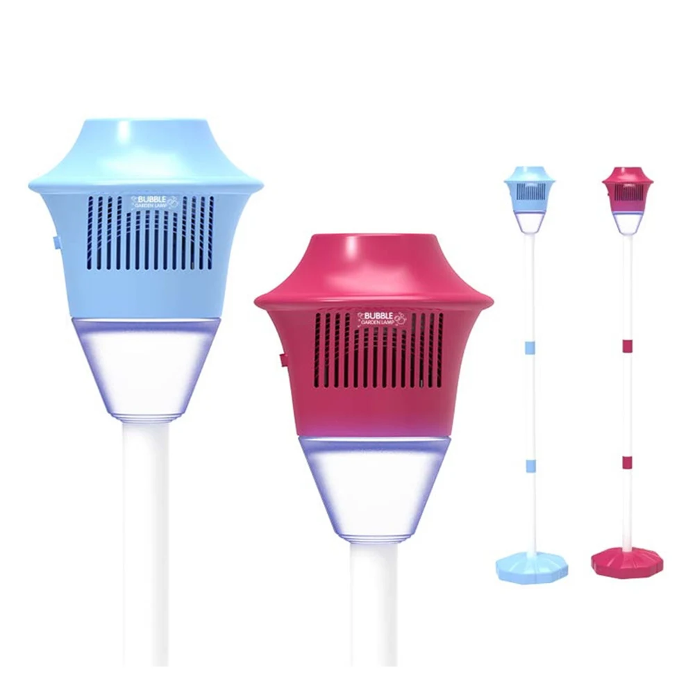 Soprador automático de bolhas com luzes e música, máquina de bolhas para crianças, verão, atividades ao ar livre, festa de aniversário