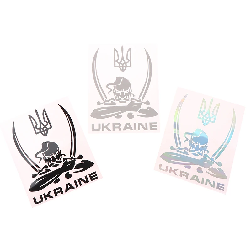 Ukraine Motorcycle Sticker Waterproof Vinyl Decal Car Accessories Decor No Background Car Window Bumper Sticker