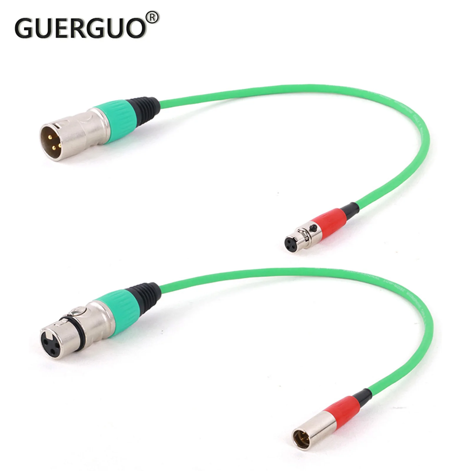 

0.3M-15M Mini XLR 3pin Male/Female to XLR 3pin Female/Male Color Cable for Blackmagic Pocket Cinema 4k Camera Audio Line Cable