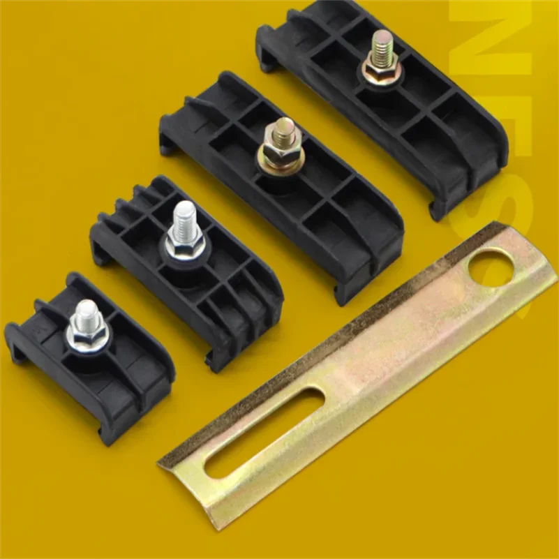 

Seamless Sliding Contact Wire Dedicated Level 3-6 Electric Rail Clamp I-Shaped Bracket Hanger Elevator 7-Shaped