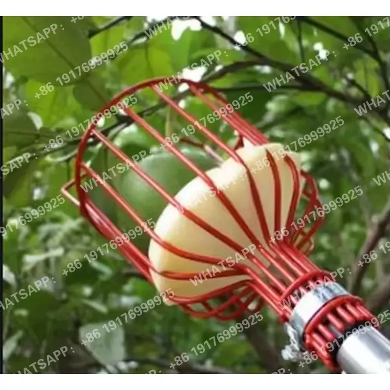 Long Handle Manual Coconut Fruit Picker Tool Carbon Fiber Fruit Picker Telescopic Pole