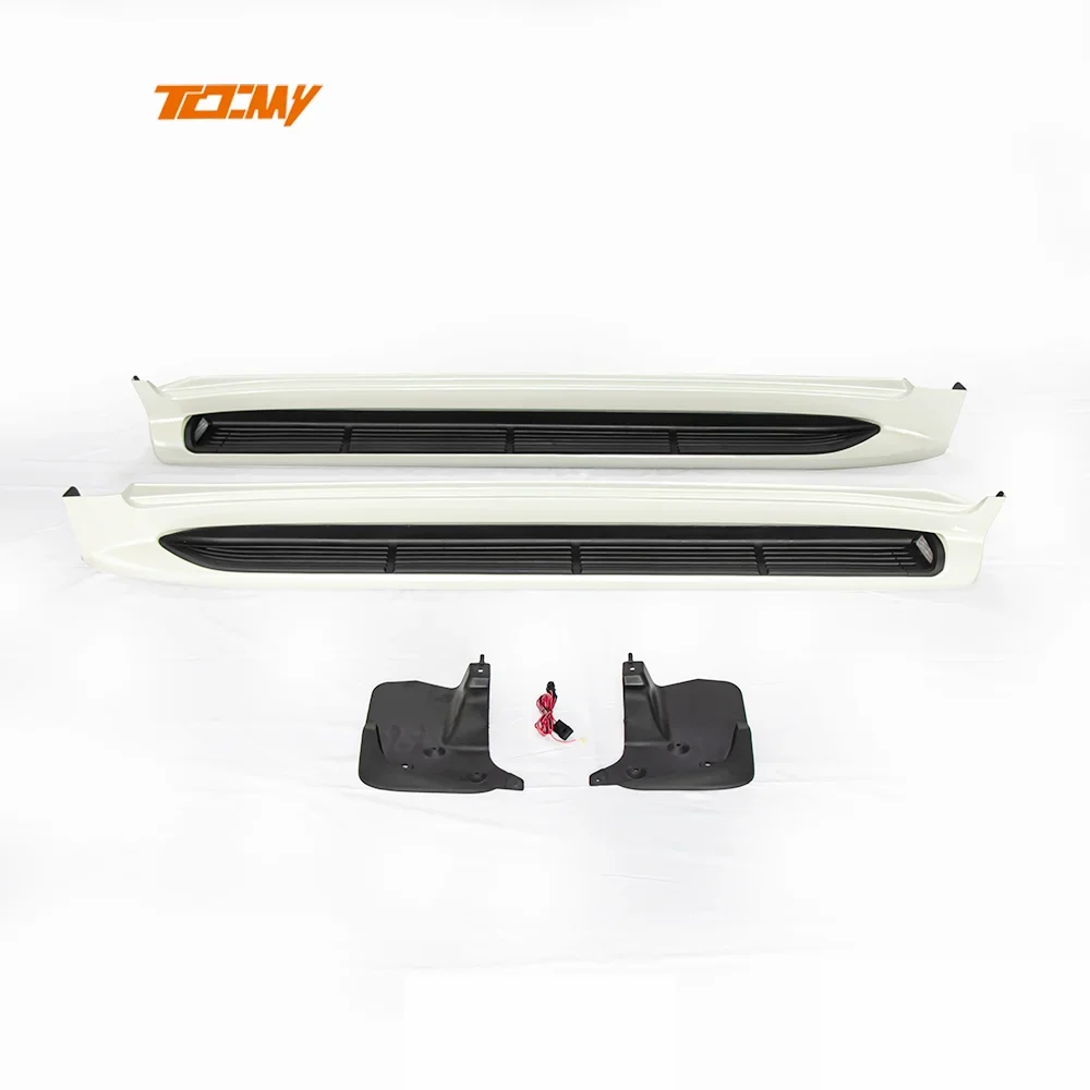 TDCMY Auto Car Side Step Running Boards With Lights For  Land Cruiser 2012-2020 LC200