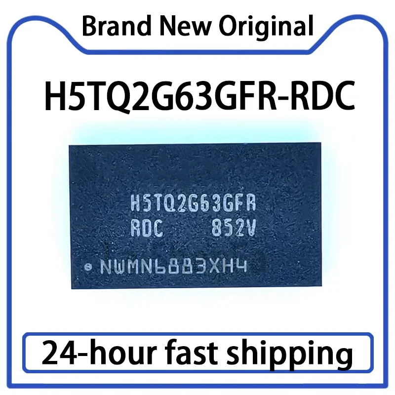 

2PCS H5TQ2G63GFR-RDC H5TQ2G63GFR Packaged FBGA-96 NEW Memory Storage Chip Original in Stock