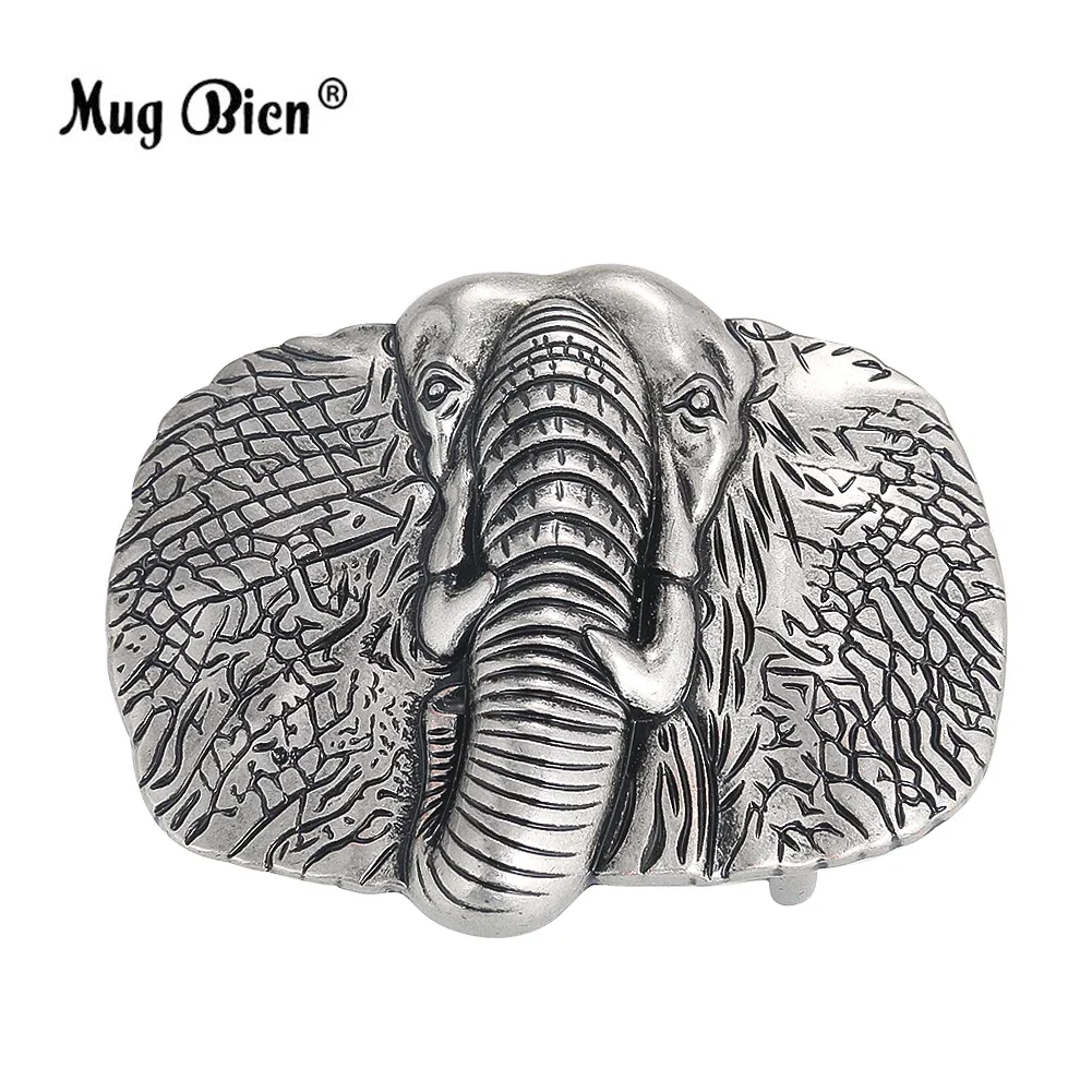 

Charm African Elephant Zinc Alloy Metal Belt Buckle Buddhist Ganesha Amulet Clasp Hip-hop Punk Cowboy Man Jeans Accessory Supply