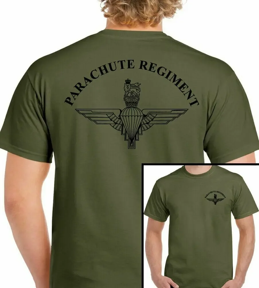 

The parachute regiment tshirt men para sfsg Airborne Forces Men's summer cotton Tshirt manga vintage anime clothes Round Collar