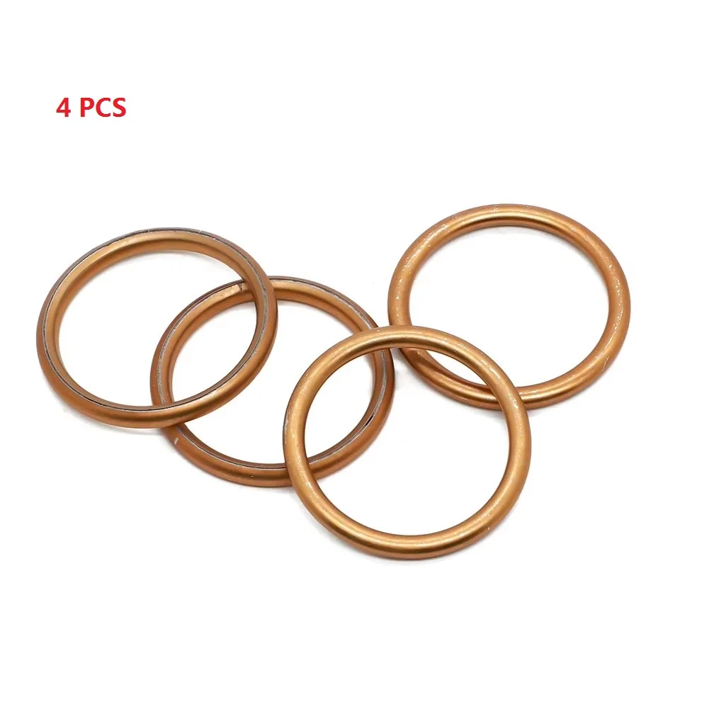 4PCS Exhaust Pipe Gasket For Yamaha YFS200 Blaster 1989-2000 2006 For Honda CB700 CB750 CB900 CB1000C CB1100F 18291-MM5-860