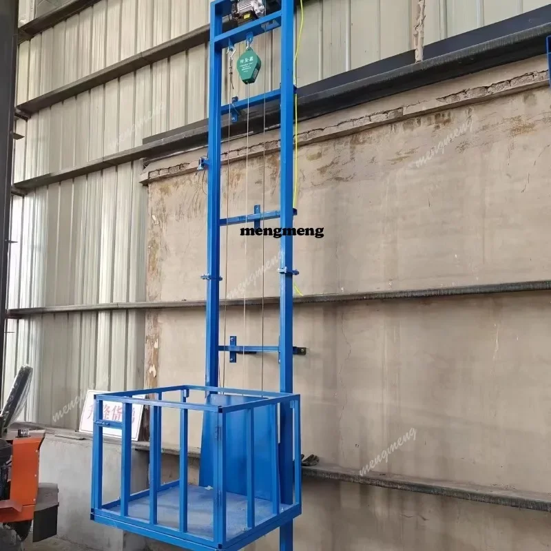 

Новинка: Электрический грузовой подъемник (лифт) для перевозки товаров, вертикальная платформа для подъема грузов в небольшие дома и на улицу