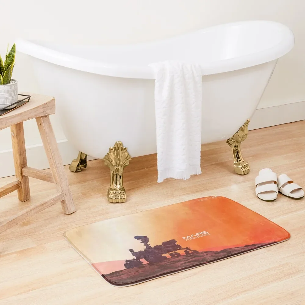

Mars Perseverance Rover V2 Bath Mat Bathroom Accessory Bath Rugs For Bathroom Mat