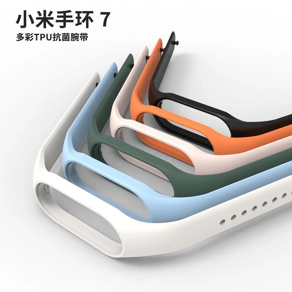 Official Watchband for Xiaomi Mi Band 7 6 NFC bracelet silicone Sport wristband Miband 7 for correa Xiaomi band 7 6 5 4 3 strap