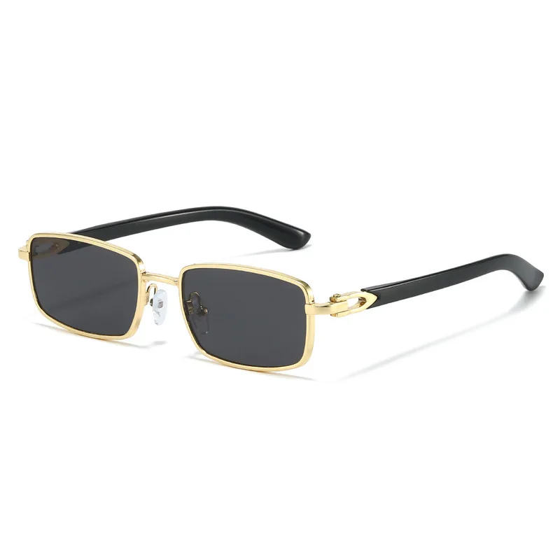 Small square frame fashion glasses men business temperament style daily driving sunshade sunglasses