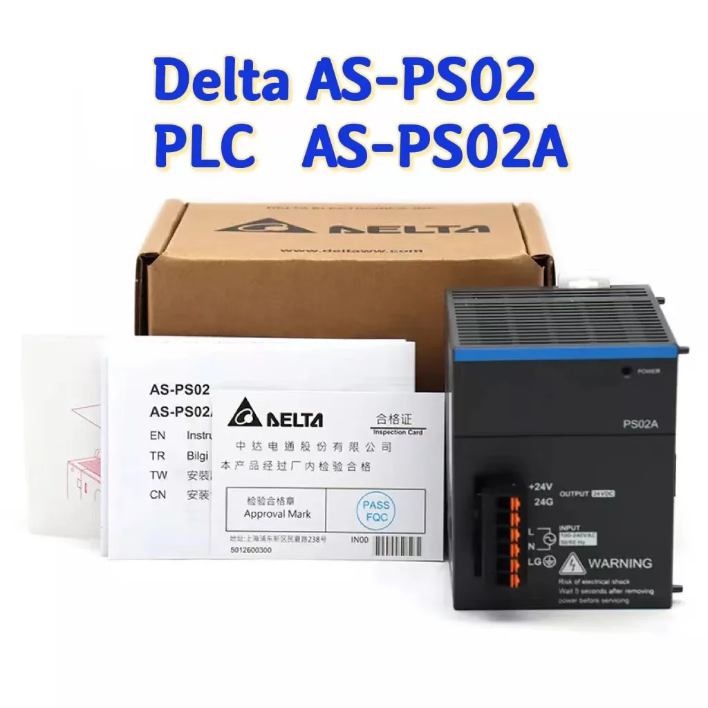 

new DELTA PLC AS-PS02A PROGRAMMABLE Controller AS-PS02 Power Supply Module AS-PS02A