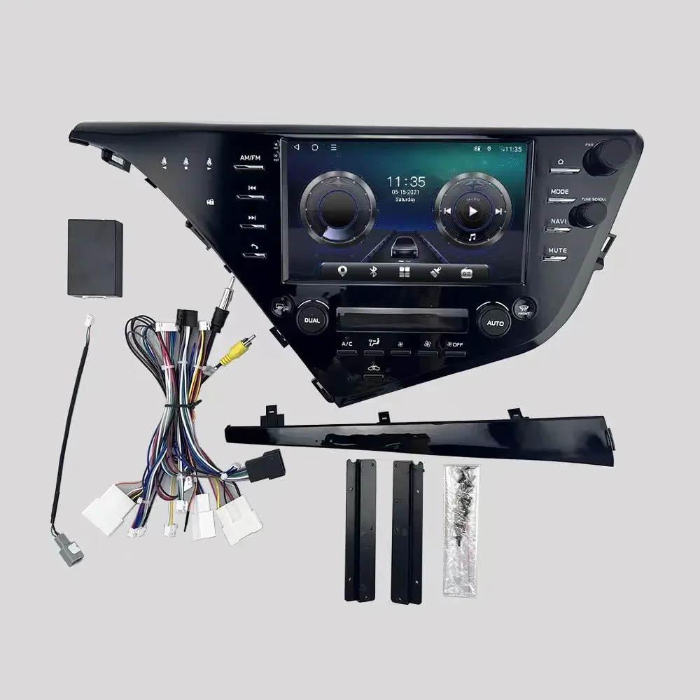Android 16 Multimedia For Toyota Camry 8 XV 70 2017-2021 Stereo Head Unit GPS Navigation High-performance CPU Touch Screen DVD