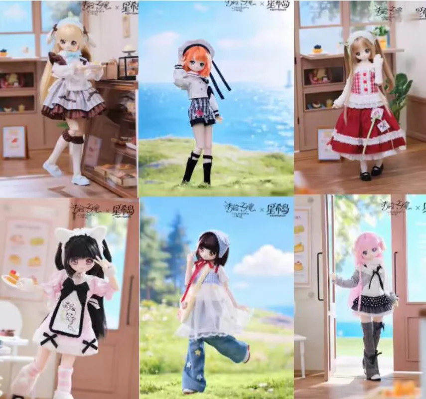 Genuine Unveiled Door Syncyland Ootd Series Rooted Hair Bjd 1/6 Mystery Box Caixa Caja Dolls Gift Blind Box
