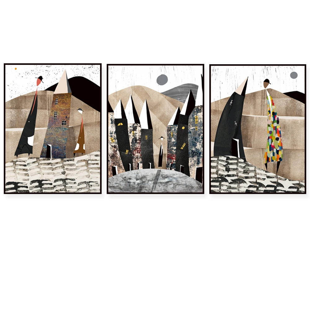 Paysage Avec Des Ma…