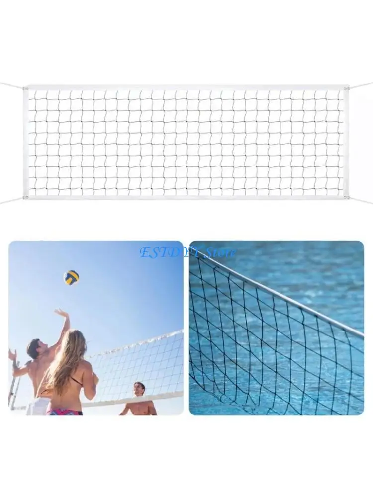 G6DE Outdoor Tennis Net Foldable Sport Training Volleyball Net Competition Mobile Net for Backyard Fun