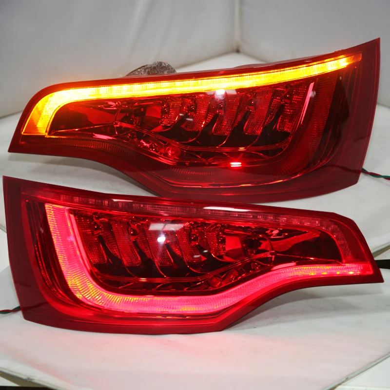 1 Set For AUDI Q7 2006-2010 Year LED Tail Lamp 2008-2010 Year Red Color