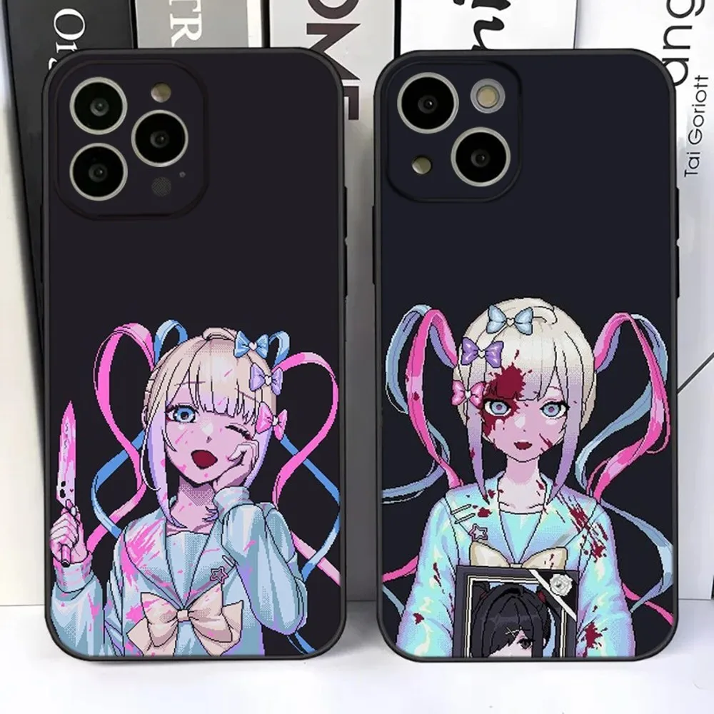 Game N-Needy Girl Overdose Phone Case For iPhone 15,14,13,12,11 Plus,Pro,Max,XR,XS,X,7,8 Plus,SE,Mini Silicone Soft