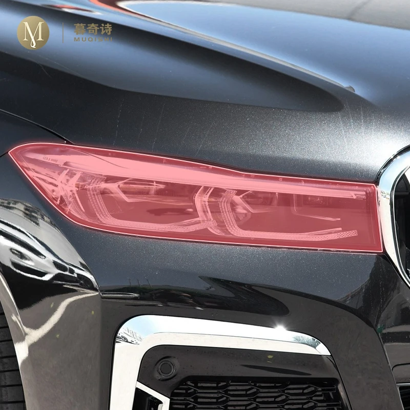 

For BMW G11 Series 7 2019-2022 pre cut car exterior headlight scratch resistant TPU protective film transparent/smoked
