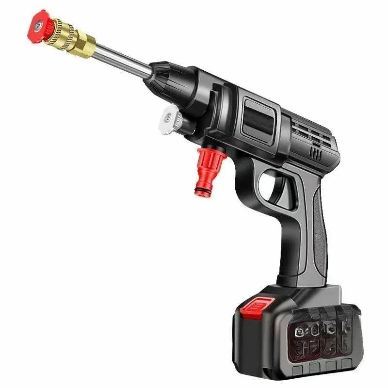 Wireless car washing machine artifact high pressure water gun household portable